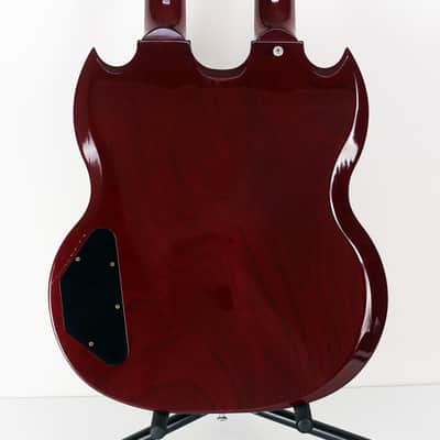 1992 Gibson EDS-1275 Double Neck SG Cherry Red with Original Hardshell Case image 2