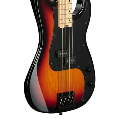 Schecter P-4 Bass Guitar 3-Tone Sunburst image 9