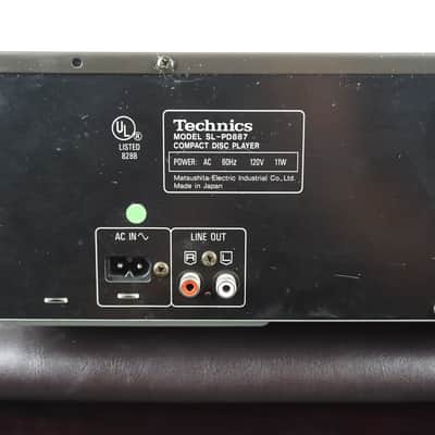 Technics SL-PD887 CD Player Changer w/ 5 Disc Rotary Changer System image 9