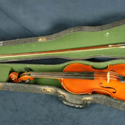 Vintage Lignalone Antonius Stradivarius Cremonensis Faciebat Anno 1713 Full Size Violin. image 12