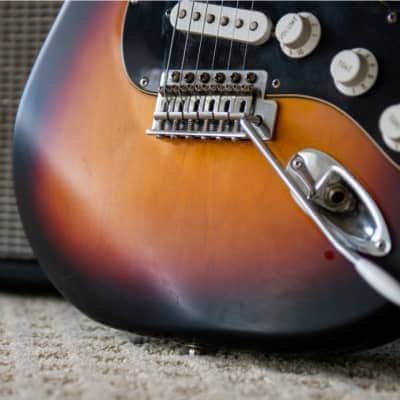 Fender Standard Stratocaster with Maple Fretboard 2008 (upgrade) - Brown Sunburst image 5