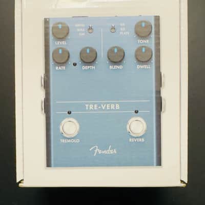 Fender Tre-Verb Tremolo/Reverb 2019 - Present - Blue image 5