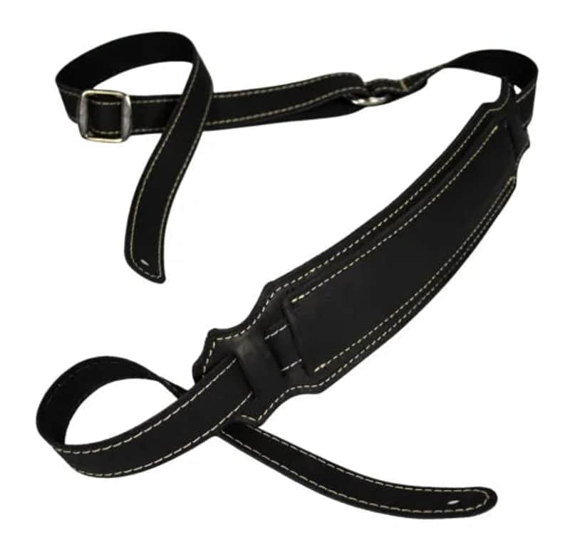 Franklin Vintage Guitar Strap - Black image 1