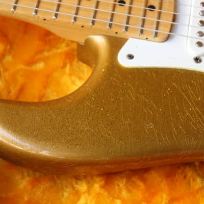 GVT "Double Cut Custom Special 1956 Gold Glitter Sparkle (Nitro Finish, Maple Neck)" HARDCASE,3, 41 KG image 9
