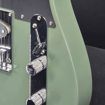 Fender 0179172720 Limited Edition American Ulta II Telecaster Electric Guitar, RM, Antique Olive image 4