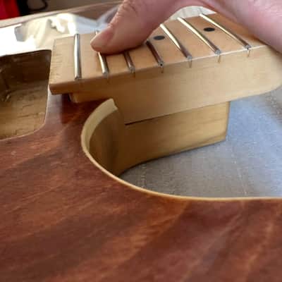 12 String Tele Style Guitar Paulownia Wood Body with Maple Neck Kit image 3