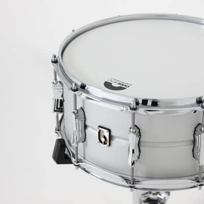 British Drum Company Aviator 14x6.5" 10-Lug Seamless Aluminum Snare Drum. New with Full Warranty! image 5