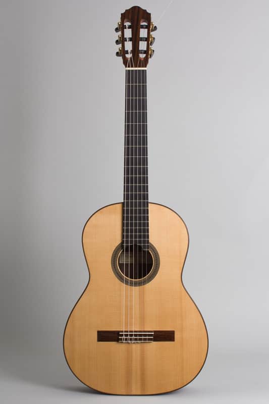 Ross Gutmeier Classical Guitar (2016), black hard shell case. image 1