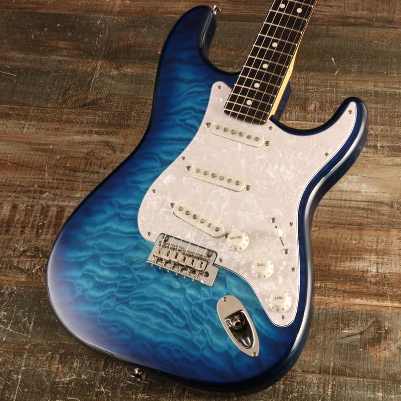 Fender ISHIBASHI FSR Made in Japan Hybrid II Stratocaster Rosewood Transparent Blue Burst (S/N:JD22020572) (10/27) image 1