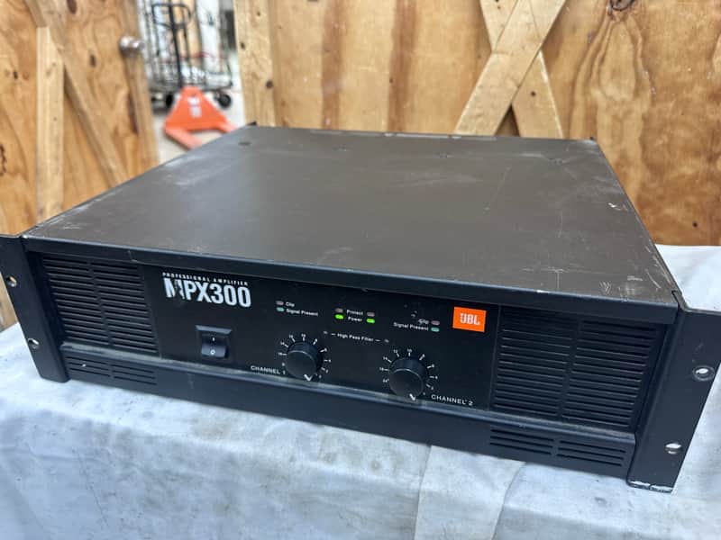 JBL MPX300 Stereo Power Amplifier Amp 300 Watts Per Channel - Three Pieces image 1