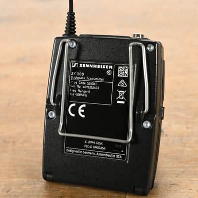 Sennheiser SK 100 G3 Wireless Bodypack Transmitter A Range: 516-558 MHz CG0118C image 7