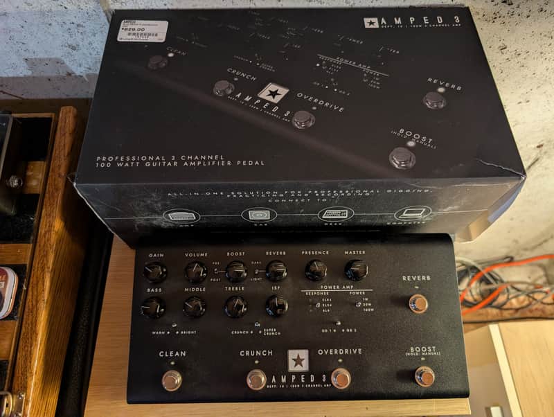 Blackstar AMPED 3 3-Channel 100-Watt Pedalboard Guitar Amp Head