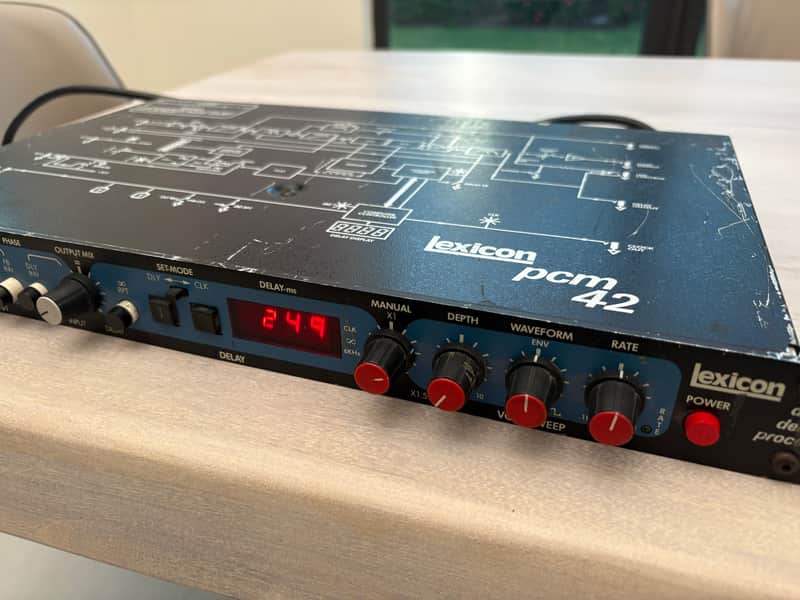 Lexicon PCM 42 Digital Delay Processor 1980s - Blue image 1