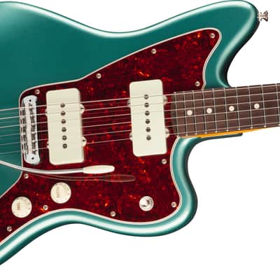 Fender American Professional Classic Jazzmaster Rosewood FB Faded Sherwood Green Metallic with Bag image 4