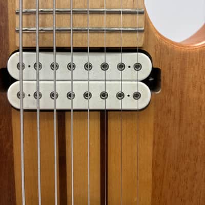 Agile Intrepid Pro 828 EB CP Natural Mahogany Electric Guitar image 5