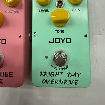 Joyo JF-26 Tiny Huge Fuzz + JF-25 Bright Day Overdrive Guitar Effect Pedal Lot image 3