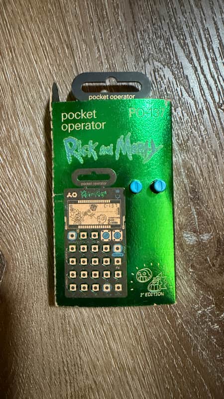 Teenage Engineering PO-137 Pocket Operator Rick & Morty Edition 2019 - Black image 1