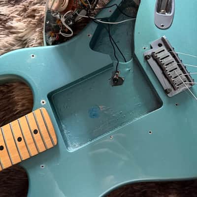 1997 Fender US Lone Star Stratocaster - Teal Green Metallic image 6