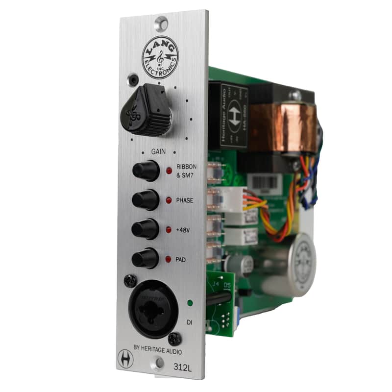 Heritage Audio LANG Electronics 312L 500 Series NY-Style Preamp