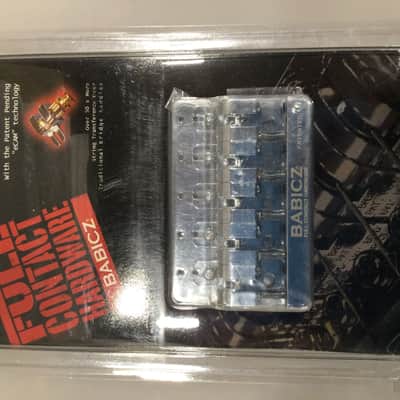 Babicz Full Contact Hardware FCH5CH 5-String Bass Bridge 5-Hole Mount Chrome image 1