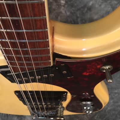 Mosrite Ventures XII 1966 Aged White (Cream) 12 String Vintage image 10