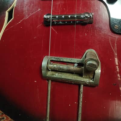 Jolana Spesial Tornado Vintage Electric Guitar Soviet USSR Tremolo bar 360 Strat Semi Hollow image 4
