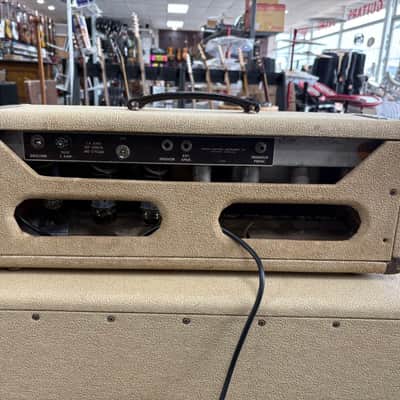 Fender Tremolux 6G9-B  1962 with 1961 Fender Tremolux "Tone Ring" Cabinet - Blonde image 6