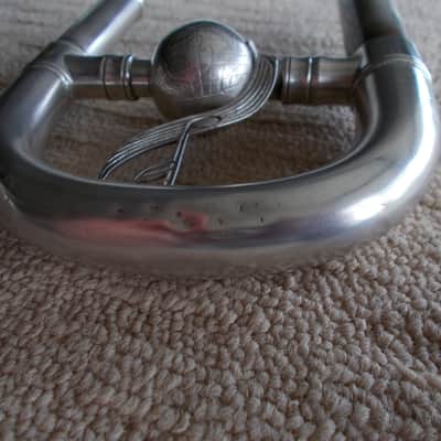 Boosey & Hawkes Imperial Trombone, Silver Plate, As Found image 9