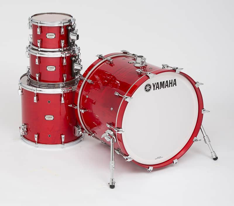 Yamaha Absolute Hybrid Maple Red Autumn 4pc Drum Shell Set w/20" Bass Drum 20x16/10x7/12x8/16x15 - NEW! image 1