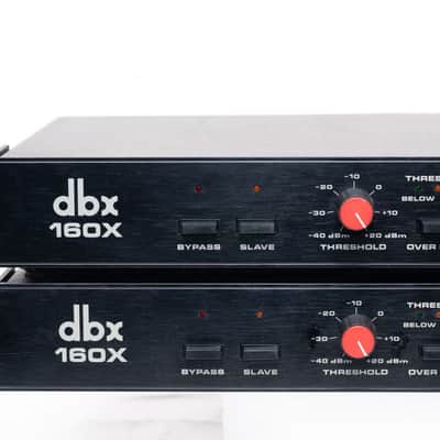 dbx 160X Compressors, stereo pair, recapped power supplies, set #74 image 2