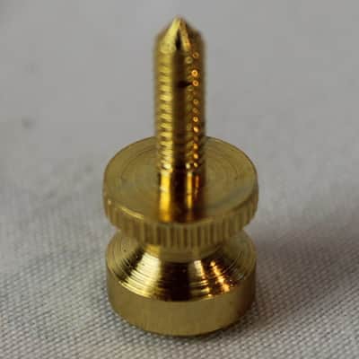 Accordion Repair Part - Golden Ridged Grill Screw Large (9mm x 20mm) image 2