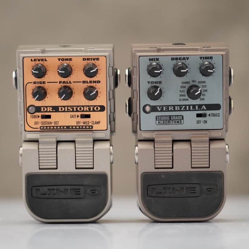 Line 6 ToneCore Dr. Distorto & Verbzilla Guitar Effects Pedals #58796 image 1