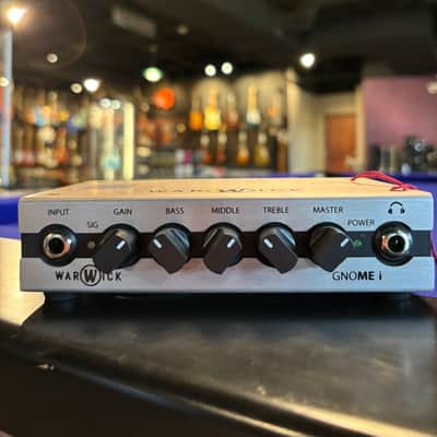 Warwick Gnome i 200-Watt Pocket Bass Amp Head - Silver image 1