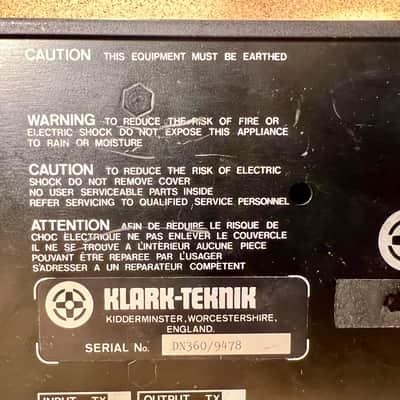 Klark Teknik DN360 2-Channel 30-Band Graphic EQ – Serviced – Warranty image 13