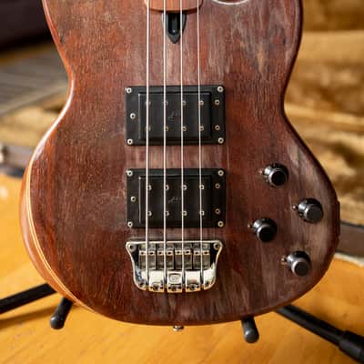 Wal Mk1 Custom Bass 1981. Padouk/Mahogany image 9