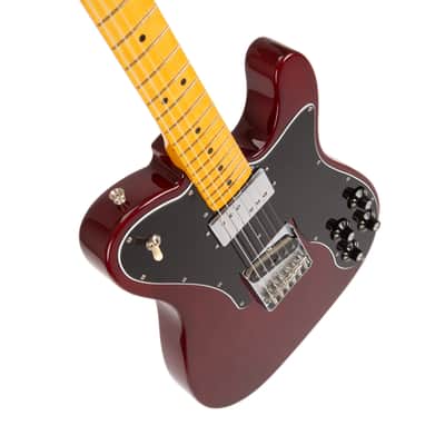 2022 Fender American Vintage II 77 Telecaster Custom Electric Guitar, Maple FB, Wine, VS22XXXX image 12
