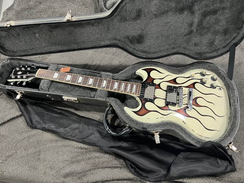 Gibson SG Standard '61 2022 custom painted Flame relic image 1