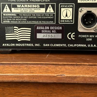 Avalon AD2022 Dual Channel Microphone Preamp. AD 2022. Great Condition! image 12
