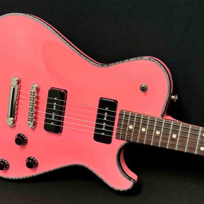 Knaggs Guitars - Kenai - TOM - Coral - Lollar P90's - Onyx Binding - Rosewood FB - Nickel Hardware - OHSC - Call for Best Price !!! image 4