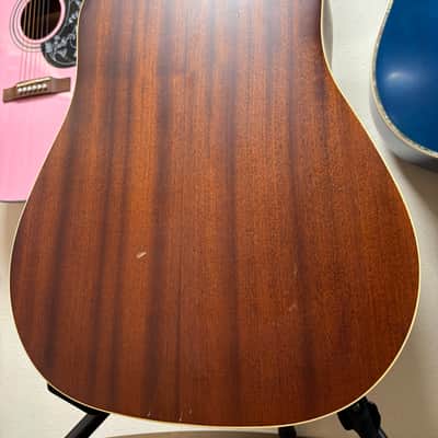 Epiphone Masterbilt Spruce Mahogany Natural Satin Acoustic Guitar New Strings image 12