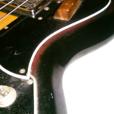 1970's Kay K-2B Bass Sunburst image 20