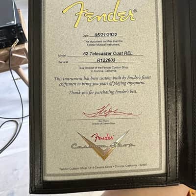 Fender Custom Shop '62 Reissue Telecaster Custom Relic image 9