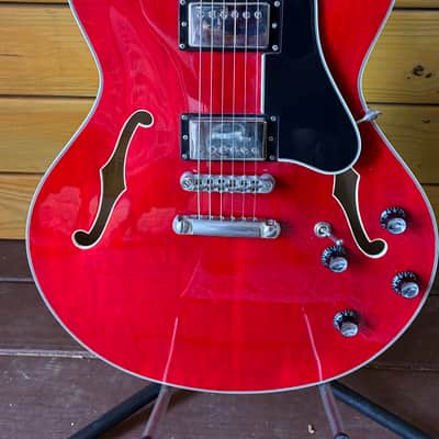 2014 Eastman T386RD - Cherry w/ OHSC & Upgrades image 2