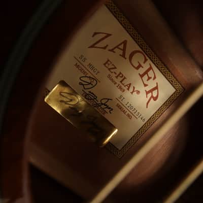Zager EZ-Play SS MHGY 000 Parlor Petite Full Size Mahogany Acoustic Guitar w/ OHSC image 12
