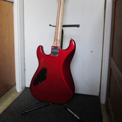 No Name Stratocaster 1990's ? - Candy Apple Red image 2