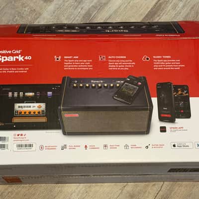 Positive Grid Spark 40 Smart Modeling Amp – Like New – Gig Bag, Box & Accessories image 9