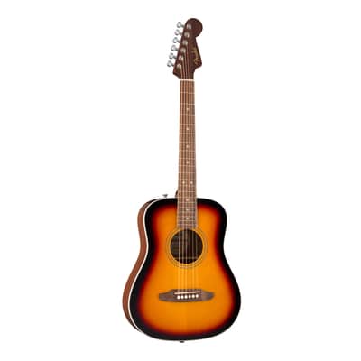 Fender California Standard Redondo Mini with Bag and Spruce Top (3-Color Sunburst) image 3