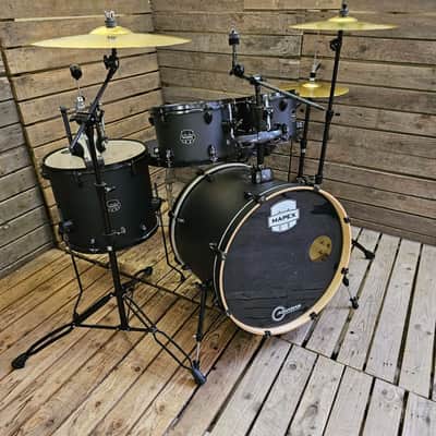Drum Kit Mapex Storm Black, Complete With New Paiste Cymbals USED! RKSOM260626 image 2