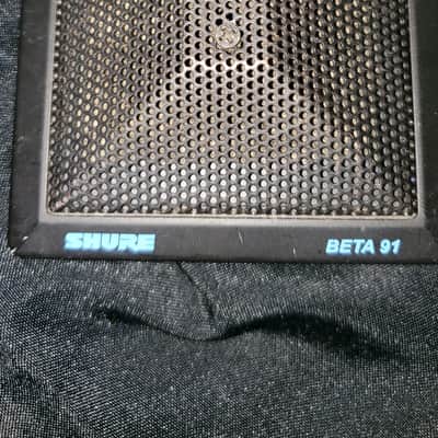 Vintage Shure BETA 91 Boundary Condenser Microphone 1990s - 2010 - Black image 1