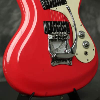 1966 Mosrite "The Ventures" model rare RED!!! image 8